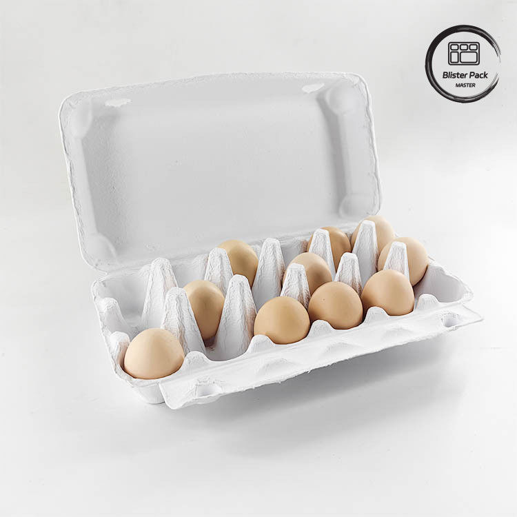 Προσαρμοσμένη συσκευασία αυγών Eco Quail 12 6 4 Χάρτινο κουτί χαρτοπολτού Καρτόνια αυγών για αυγά κοτόπουλου