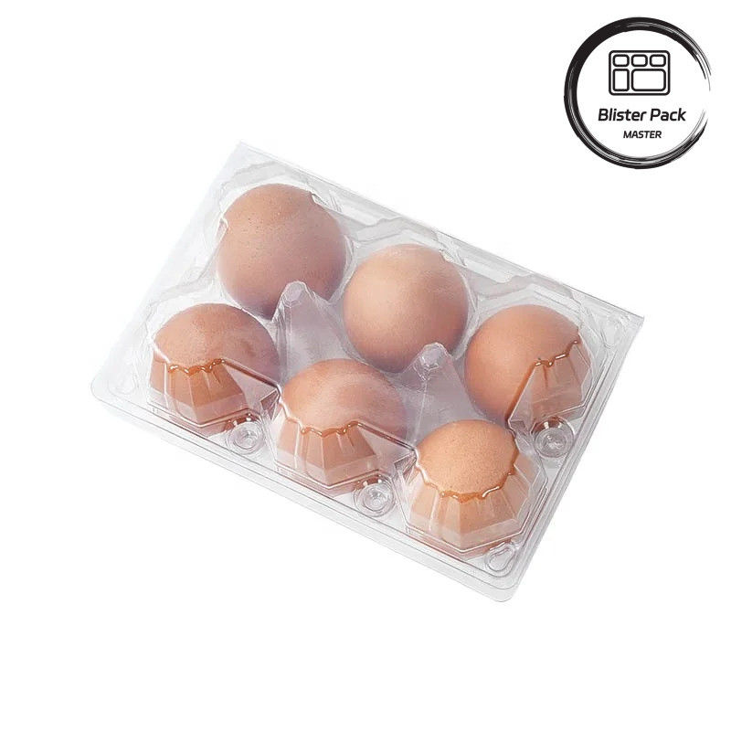28 Τρύπες Θερμοσυσκευασμένο Custom Clear PET Plastic Διαφανές Τραπέζι Βύστες Αβγών Για Αβγά Κοτόπουλου