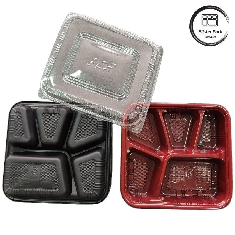 Προσαρμοσμένο 2-3-4 Διαμέρισμα PP Ζεστό Τροφή Takeaway Bento Box Οικολογικά φιλικό ορθογώνιο