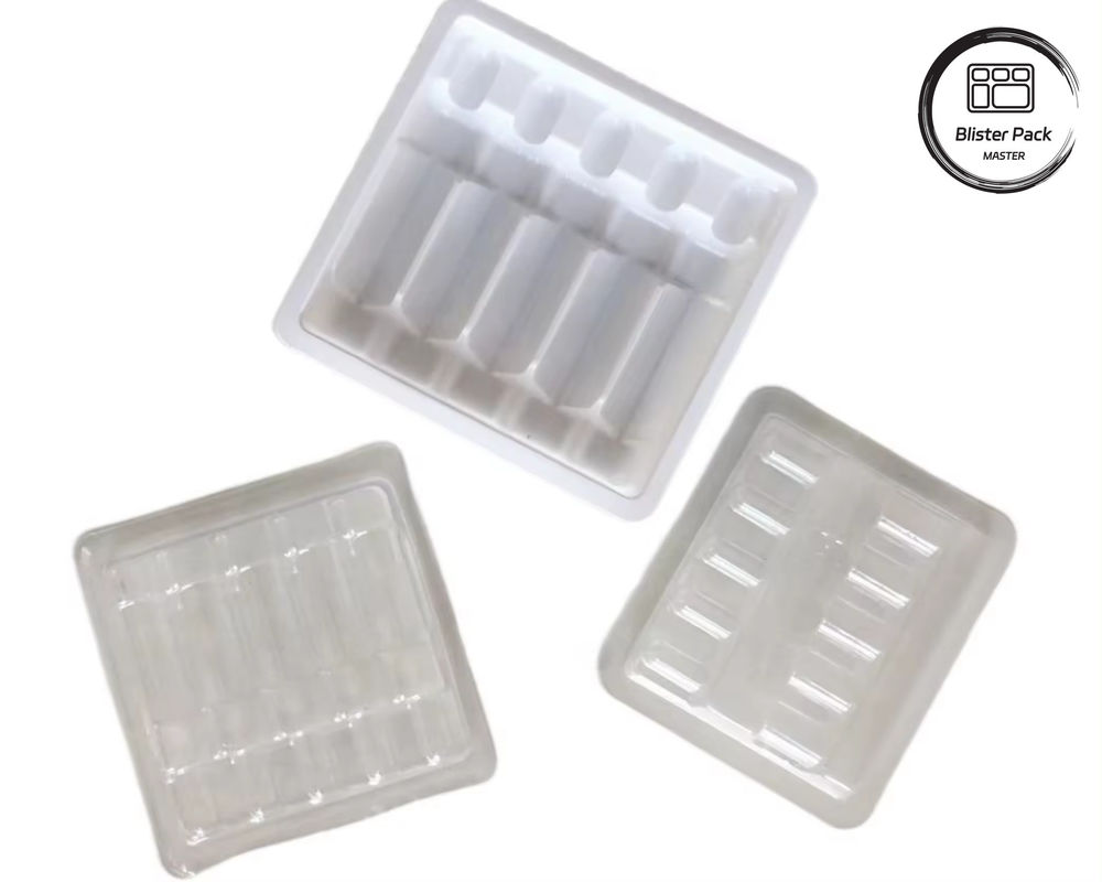 OEM & ODM PET Vacuum Forming Blister Plastic Tray, Προσαρμοσμένη εσωτερική συσκευασία για φασαρίες και φιαλίδια