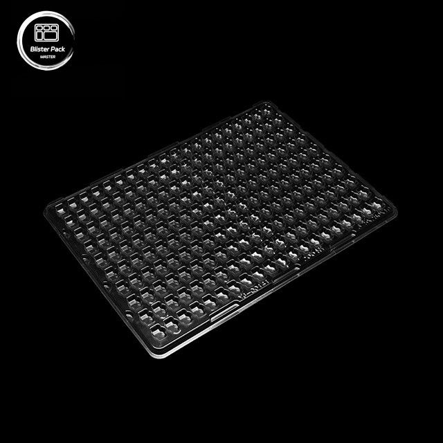 Πίτ 200-Grid Vacuum Tray για μικρά ηλεκτρονικά εξαρτήματα, Αντιστατική προσαρμοσμένη συσκευασία