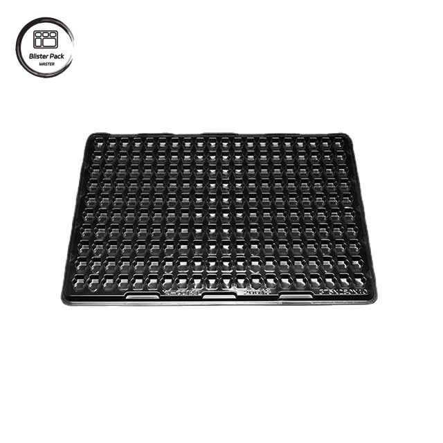 Πίτ 200-Grid Vacuum Tray για μικρά ηλεκτρονικά εξαρτήματα, Αντιστατική προσαρμοσμένη συσκευασία
