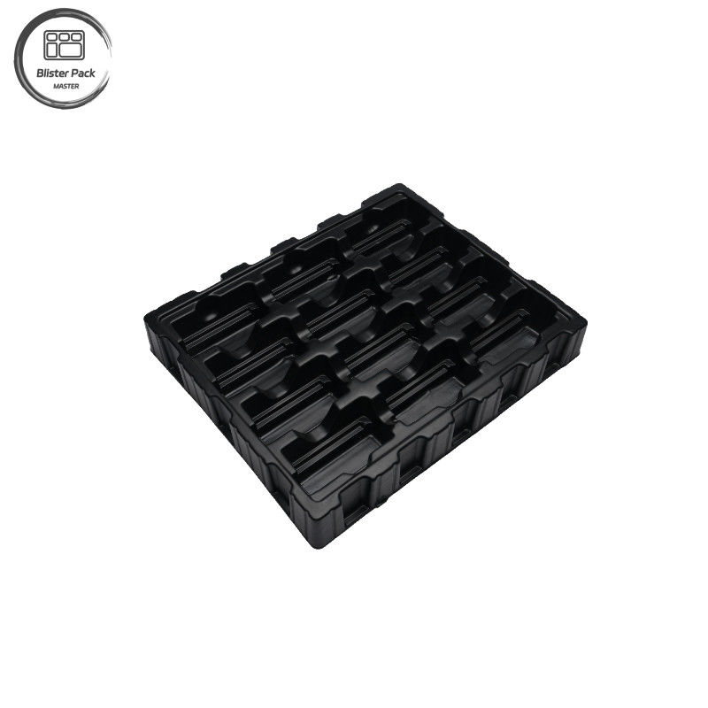 Πλακέτο συσκευασίας PCB ESD PS, αντιστατικό πλαστικό δίσκο για ηλεκτρονικά
