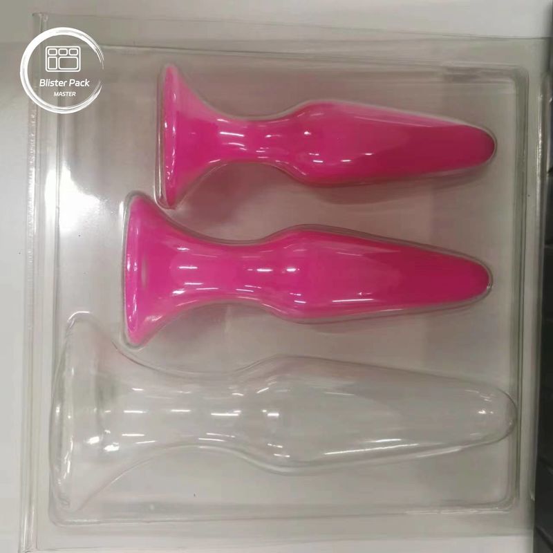 Περιβαλλοντικά φιλικό PS PET Clamshell Blister Box για προϊόντα ενηλίκων, Aldult Αποθήκευση και συσκευασία παιχνιδιών
